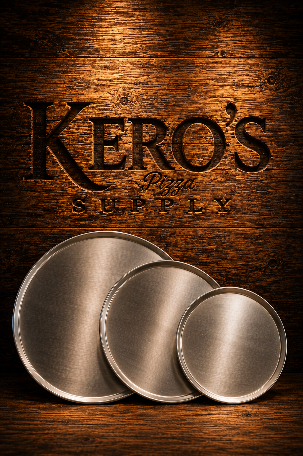 Bandejas de Aluminio para Pizza - Imagen Vertical